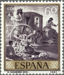 Stamps Spain -  ESPAÑA 1958 1213 Sello Nuevo Pintor Francisco de Goya y Lucientes El Cacharrero