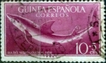 Stamps Spain -  Intercambio fd3a 0,20 usd 10 + 5 cents. 1953