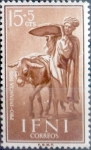 Stamps Spain -  Intercambio jxi 0,25 usd  15 + 5 cents. 1959