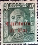 Stamps : Europe : Spain :  Intercambio 18,00 usd  90 cents. 1948