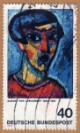 Stamps Germany -  ALEXEJ VON JAWLENSKY 1864-1941