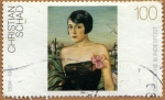 Stamps Germany -  CHRISTIAN SCHAD 1894-1982