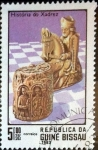 Stamps : Africa : Guinea_Bissau :  Intercambio 0,20 usd 5,00 peso 1983
