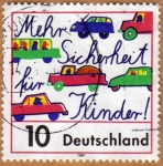 Stamps : Europe : Germany :  RES-MAYOR SEGURIDAD PARA LOS NIÑOS