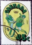 Stamps : America : Grenada :  Intercambio nfxb 0,20 usd 45 cents. 1976