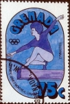 Stamps : America : Grenada :  Intercambio cr1f 0,40 usd 75 cents. 1976