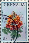 Stamps : America : Grenada :  Intercambio nfxb 0,20 usd 5 cents. 1976
