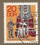 Stamps Germany -  Bomberos - día de puertas abiertas