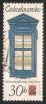 Stamps Czechoslovakia -  Ventana  palacio Michna 