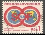 Stamps Czechoslovakia -  Federación Sindical Mundial