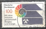 Stamps Germany -  Centenario de Minas y Energía Industrias Sindicato.