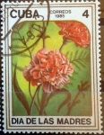 Stamps Cuba -  Intercambio m2b 0,20 usd 4 cent. 1985