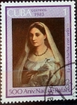 Stamps : America : Cuba :  Intercambio nf4xb1 0,20 usd 1 cent. 1983