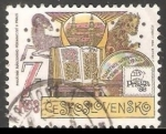Stamps Czechoslovakia -   Museum of Natl. Literature - Praga