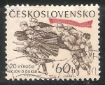 Stamps Czechoslovakia -  20th anniversary of the fight on Dukla pass - Batalla del paso de Dukla