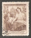 Stamps Czechoslovakia -  Symbolická kresba republiky