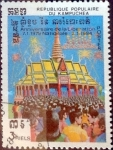 Sellos de Asia - Camboya -  Intercambio 0,55 usd 3 r. 1984