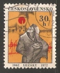Sellos de Europa - Checoslovaquia -   30th anniv. of destruction of Lezaky