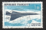Stamps : Europe : France :  Primer Vuelo del Concorde