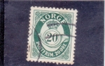 Stamps Norway -  cifra y corneta