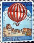 Stamps Laos -  Intercambio 0,10 usd 0,50 k. 1983