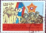 Stamps : Asia : Laos :  Intercambio 1,20 usd 250 k. 1989
