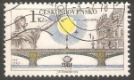 Sellos de Europa - Checoslovaquia -  Bridge of May 1st - Puente 1º de Mayo