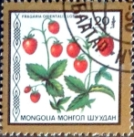Stamps Mongolia -  Intercambio cr2f 0,25 usd 1,20 t. 1987