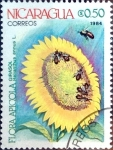 Sellos de America - Nicaragua -  Intercambio nf4b 0,20 usd 0,50 cor. 1984