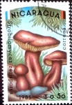 Stamps Nicaragua -  Intercambio cr3f 0,20 usd 0,50 córdobas 1985