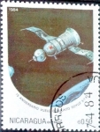 Stamps Nicaragua -  Intercambio 0,20 usd 0,50 córdobas 1984