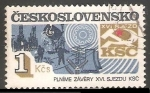 Sellos de Europa - Checoslovaquia -  XVI. Congreso del PCC