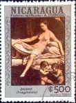 Stamps : America : Nicaragua :  Intercambio 0,40 usd 5,00 córdobas 1984