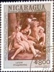 Stamps : America : Nicaragua :  Intercambio 0,65 usd 8,00 córdobas 1984