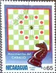 Stamps Nicaragua -  Intercambio 0,20 usd 0,65 córdobas 1983