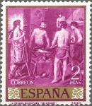 Stamps Spain -  ESPAÑA 1959 1246 Sello Nuevo Pintor Diego Velázquez La Fragua de Vulcano 2pts