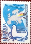 Stamps Russia -  Intercambio cr1f 0,20 usd 5 k. 1989