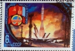 Stamps Russia -  Intercambio agm2 0,20 usd 6 k. 1981