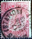 Stamps Belgium -  Intercambio 0,40 usd 10 cents. 1900