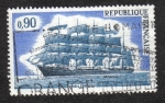 Stamps France -   Mástiles del barco de vela 5 Francia II