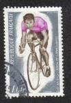 Stamps : Europe : France :   Gap, Francia . Campeonato Mundial de Ciclismo