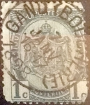 Stamps Belgium -  Intercambio 0,20 usd 1 cents. 1893