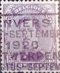 Stamps Belgium -  Intercambio 0,20 usd 15 cents. 1915