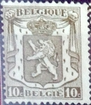 Stamps Belgium -  Intercambio 0,30 usd 10 cents. 1935