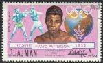 Stamps United Arab Emirates -  Ajman - Campeón de boxeo, Floyd Patterson