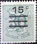 Stamps : Europe : Belgium :  Intercambio nfyb2 0,20 usd 15 s. 30 cents. 1961