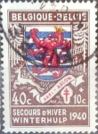 Stamps Belgium -  Intercambio 0,20 usd 40 + 10 cents. 1940