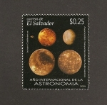 Sellos de America - El Salvador -  Año internacional de la Astronomía