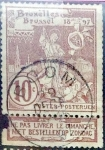 Stamps Belgium -  Intercambio 0,35 usd 10 cents. 1896