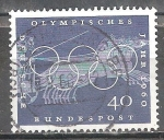 Sellos de Europa - Alemania -  Juegos Olímpicos de Verano 1960, Roma.